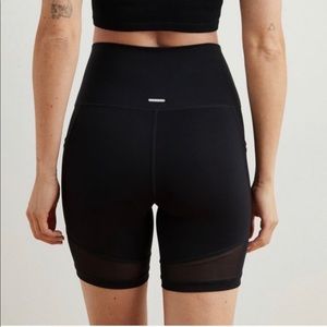 Aerie Move Mesh High Waisted Bike Short